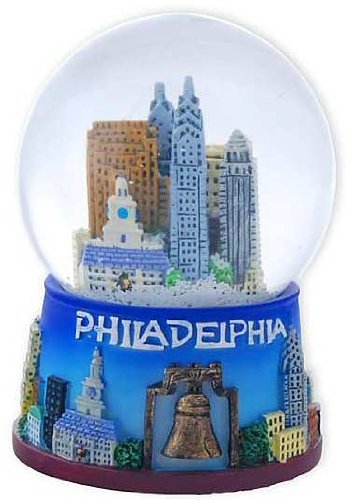 Philadelphia Snow Globe – 65MM, Philadelphia Snow Globes, Philadelphia Souvenirs, Philadelphia Gifts