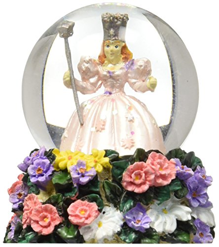 Westland Giftware Resin Water Globe, Glinda On Munchkinland Flowers, 45 mm