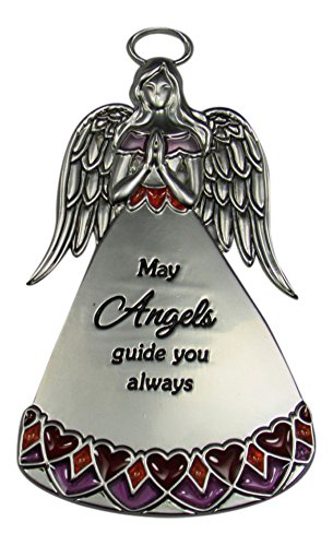 Ganz Love and Blessings Hanging Angel Ornament – May Angels Guide You Always