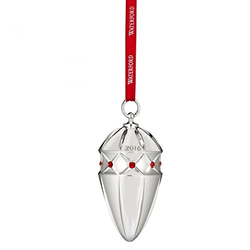 Waterford 2016 Silver Lismore Bauble Ornament