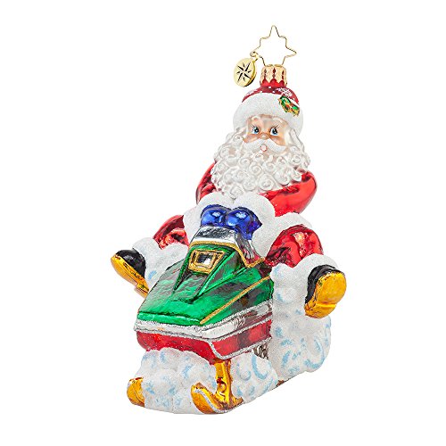 Christopher Radko Ho Ho Hold On Tight Christmas Ornament