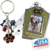 Gloria Duchin Dog Christmas Ornament and Keychain Gift Set