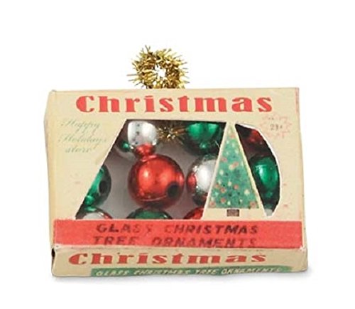 Bethany Lowe Mini Christmas Ornament Box Ornament SE4751 (Tree)