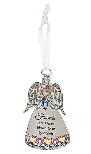 Friends are Kisses Blown to Us by Angels Angel Charm Ornament – By Ganz
