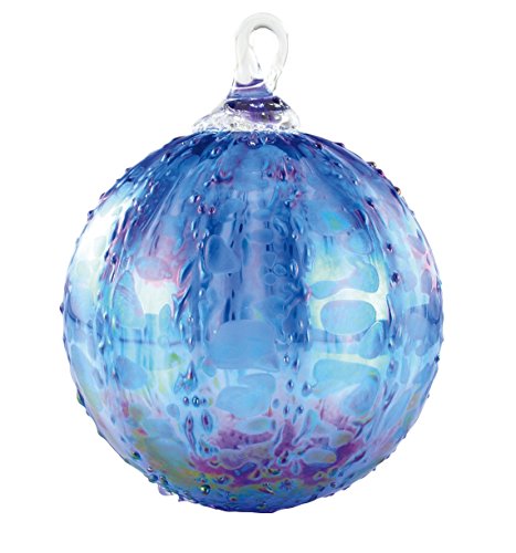 Glass Cobalt Luster Globe Ornament