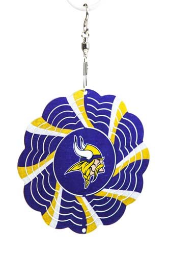 Minnesota Vikings Geo Spinner Christmas Ornament