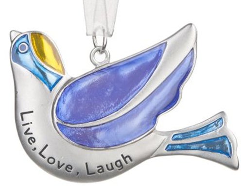 Bird of Happiness Ornament – Live, Love, Laugh