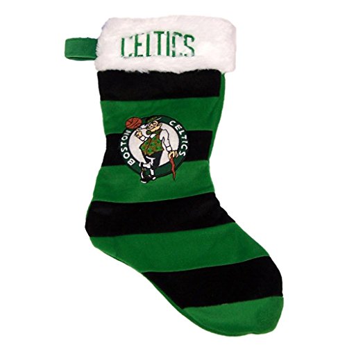Boston Celtics Official NBA Striped Christmas Stocking by Forever Collectibles