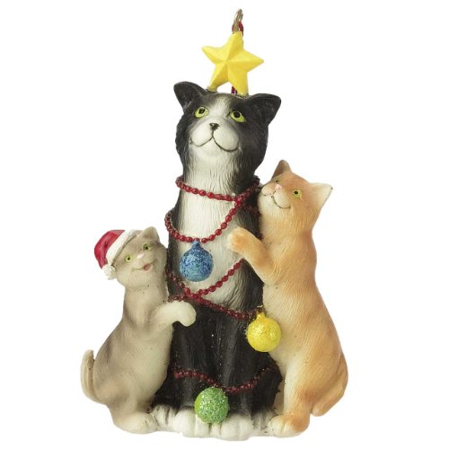Midwest CBK Kittens Decorating Cat Christmas Ornament