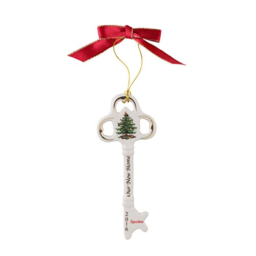Spode Christmas Tree Ornament, Annual 2016 Edition, Our New Home Key