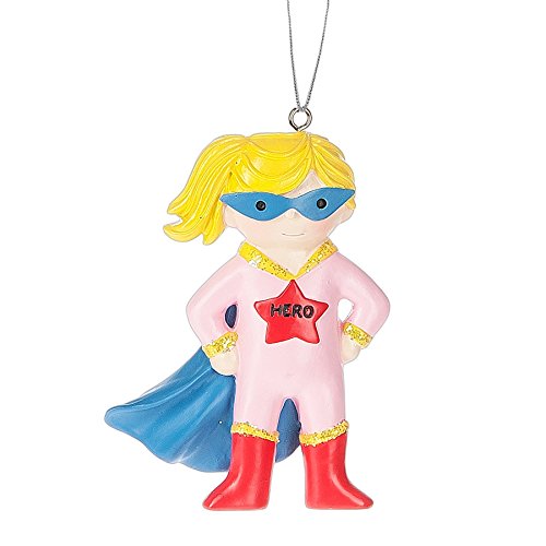 Girl Super Hero Ornament