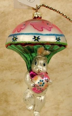 Christopher Radko “Bunny Jump” Decorative Ornament #00-495-0