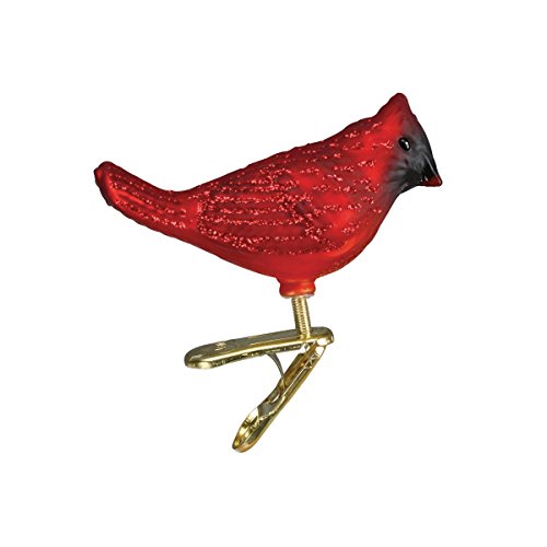 Old World Christmas Assorted Miniature Songbirds Glass Blown Ornament Cardinal (Cardinal)