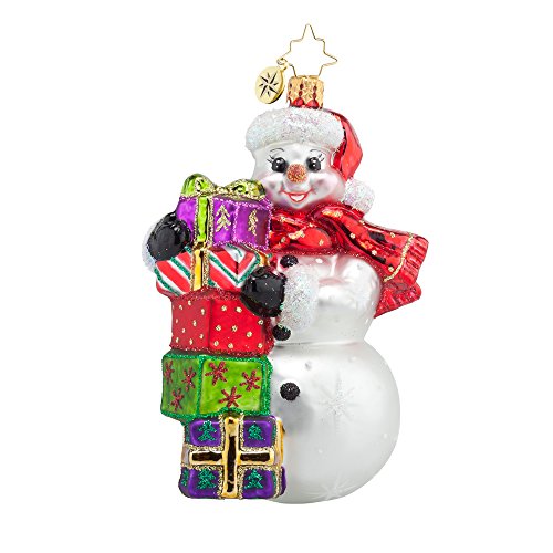 Christopher Radko Festive and Frosty Christmas Ornament