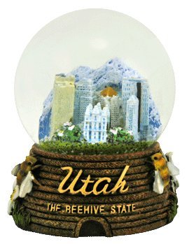 Salt Lake City Utah Snow Globe