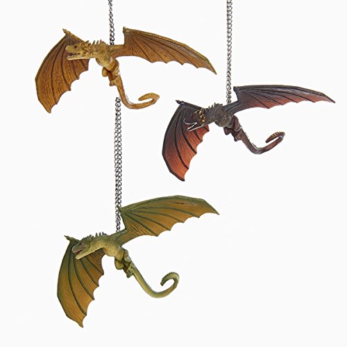 Kurt Adler 4″ Game OF Thrones Dragon Ornament 3/a