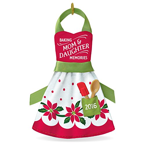 Baking Mom & Daughter Memories Christmas Ornament Dated 2016 Hallmark Keepsake Ornament
