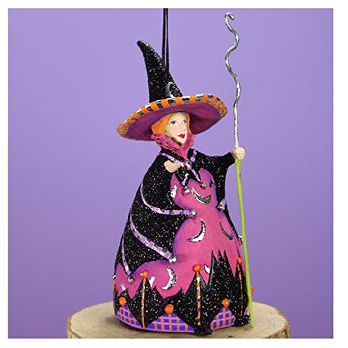 Patience Brewster Halloween Home Decor Mini Bat Moon Witch Ornament 31030