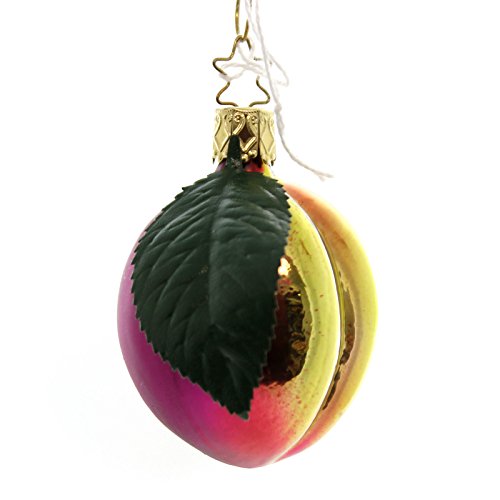 Inge Glas FARMERS MARKET Blown Glass Ornament Fruit 123808 PLUM