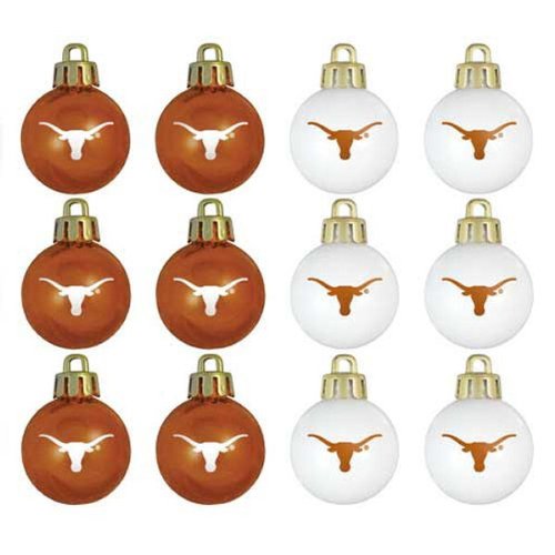 Texas Longhorns Mini 12-pack Ornament Set