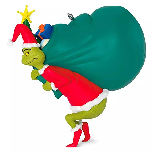 Hallmark 2016 Christmas Ornament Dr. Seuss You’re a Mean One, Mr. Grinch Musical Ornament