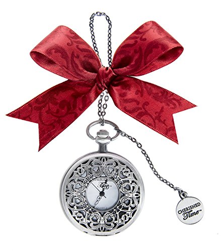 Ganz Christmas Holiday Cherished Time Clock Pocket Watch Ornament CT (CT05)