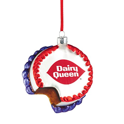 Department 56 Dairy Queen Ice Cream Cake Ornament, 4″