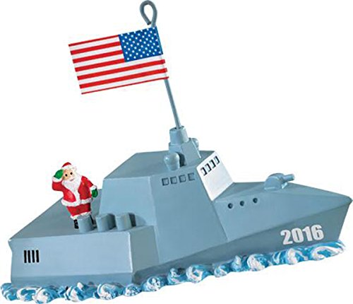 Carlton Heirloom Ornament 2016 U.S. Navy Santa – #CXOR024K