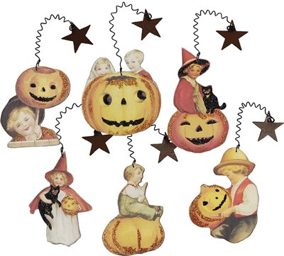 Primitives By Kathy Halloween Kids Ornaments