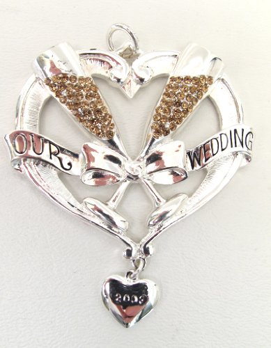 Lenox Silverplate 2003 Our Wedding Ornament