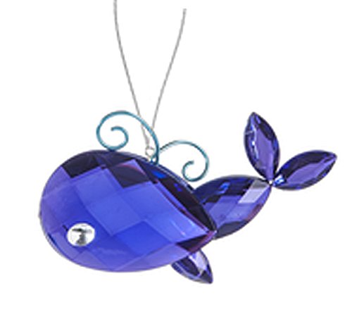 Crystal Expressions Purple Colored Whale Sea Life Ornament – By Ganz