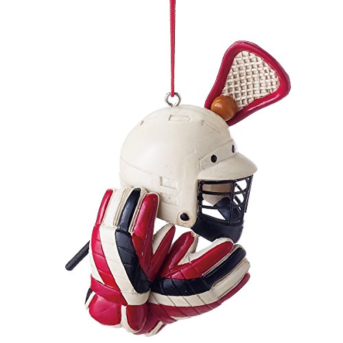 Lacrosse Gear Hanging Christmas Ornament