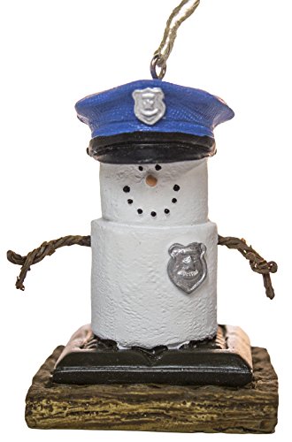S’Mores Policeman Christmas/ Everyday Ornament