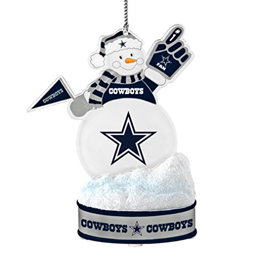 NFL Dallas Cowboys LED Snowman Ornament