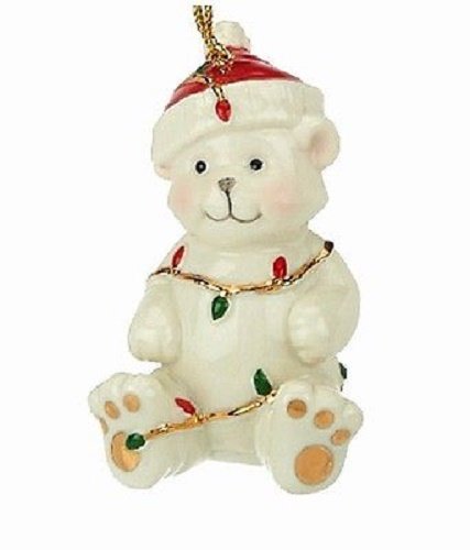 Lenox Merry Little Christmas Teddy Bear Ornament