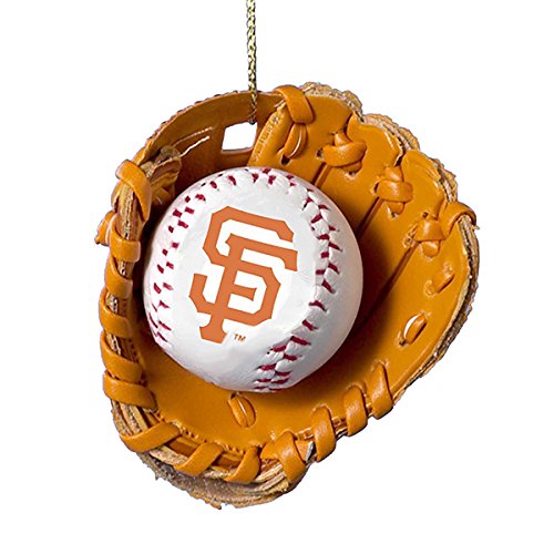 San Francisco Giants Ball and Glove Christmas Ornament by Kurt Adler