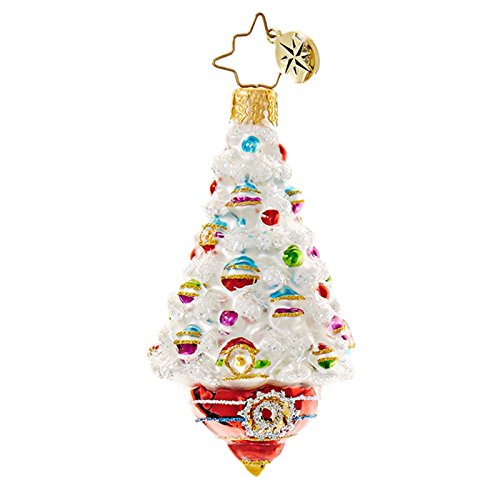 Christopher Radko Adorned Frosted Delight Little Gem Christmas Ornament