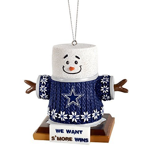 2015 NFL Football Team Logo Smores Holiday Tree Ornament – Pick Team (Dallas Cowboys) by Forever Collectibles