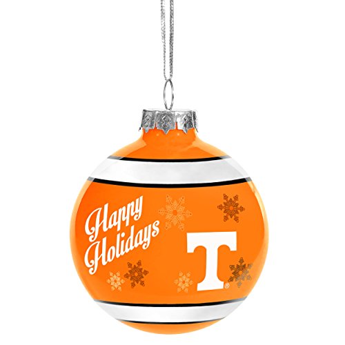 Tennessee Volunteers Official NCAA Holiday Christmas Ornament Glass Ball by Forever Collectibles 467151