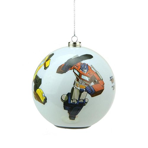 3.25″ Carlton Cards Heirloom Multi Color LED Lighted Transformers Christmas Ball Ornament