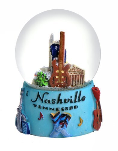 Nashville in Color 65mm Snow Globe