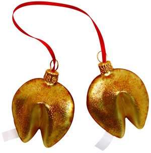Ornaments to Remember: FORTUNE COOKIE Christmas Ornaments