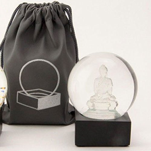 Buddha to Go Miniature Cool Snow Globe by CoolSnowGlobes – Clear Buddha