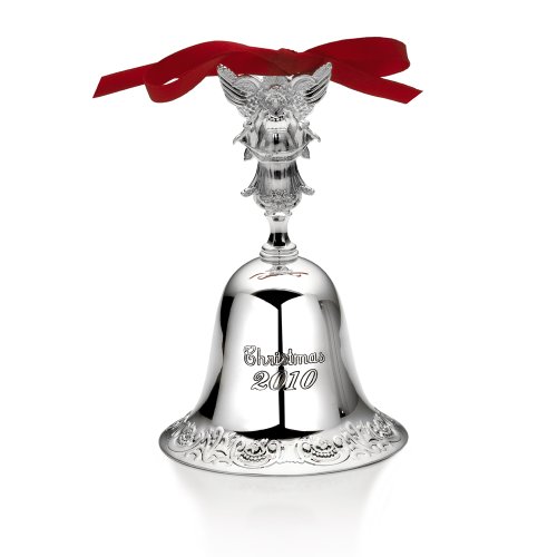 Wallace 2010 Silver-Plated Grande Baroque Bell Ornament (16th Edition)