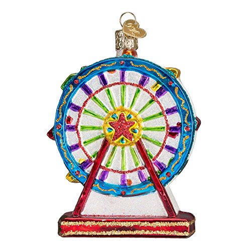 Old World Christmas Ferris Wheel Glass Blown Ornament