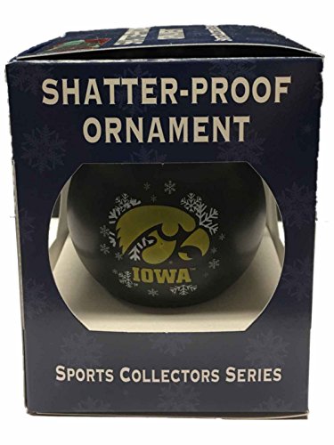 Iowa Hawkeyes NCAA Topperscot Snowflake Shatterproof Christmas Ornament
