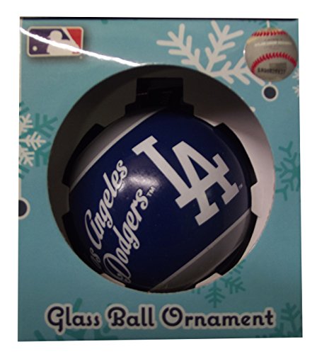 Forever Collectibles NBA, NFL, MLB and NHL Glass Ball Ornaments (Los Angeles Dodgers)