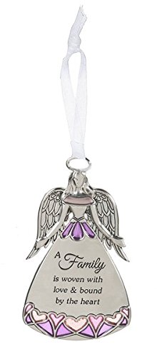 A Family is Woven With Love and Bound by the Heart Angel Ornament – By Ganz