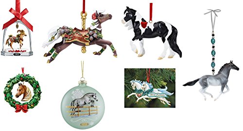 BREYER – 2016 HOLIDAY ORNAMENTS – ALL 7 LIMITED EDITION ORNAMENTS
