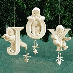 Snowbabies Joy Ornament Set 68807